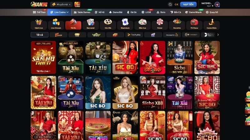 Các Phiên Bản Tài Xỉu MAN88 Đáng Trải Nghiệm Nhất