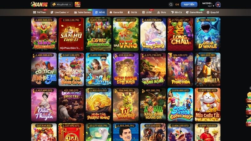 Top Game Nổ Hũ MAN88 Đáng Chơi Nhất Hiện Nay